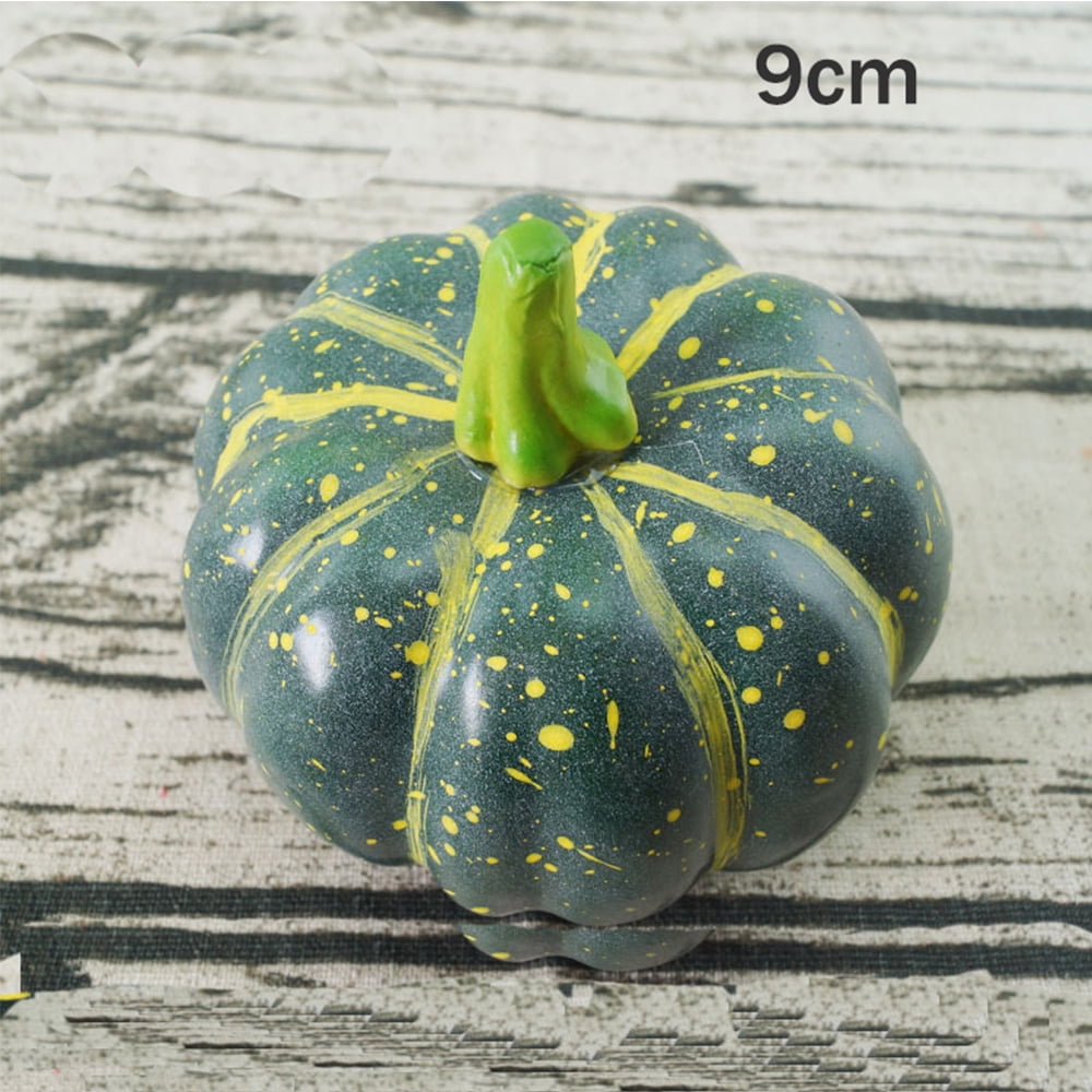 Halloween Fall Decor for Home, Artificial Plastic Pumpkins Foam Mini