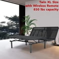 thumbnail image 4 of Twin XL Ergonomic Bed Base w Wireless Remote Control,Head&Foot Adjust,2 Motors, 4 of 10