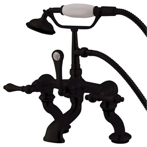 Deck Mount Clawfoot Tub Filler with Hand Shower