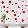 thumbnail image 2 of Premium Multi-Sized Vinyl Decals \u2013 268pcs Easy Peel & Stick Set for Apartments, Nurseries & DIY Home Decor (Red), 2 of 6