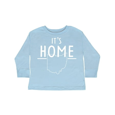 

Inktastic It s Home- State of Ohio outline Gift Toddler Boy or Toddler Girl Long Sleeve T-Shirt