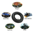 thumbnail image 3 of 4.10/3.50-4 Inner Tube, Rubber 2PCS Puncture Resistance Tire Inner Tube  for Garden Carts for Small Tractors, 3 of 7
