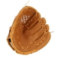 thumbnail image 4 of Guante de béisbol ergonómico de piel sintética, suave, profesional, para fildeo y sóftbol, para jóvenes y adultos, 10,5 pulgadas, color marrón., 4 of 14