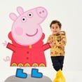 thumbnail image 2 of Regatta Boys/Girls Muddy Puddle Peppa Pig Floral Hooded Waterproof Jacket, 2 of 5