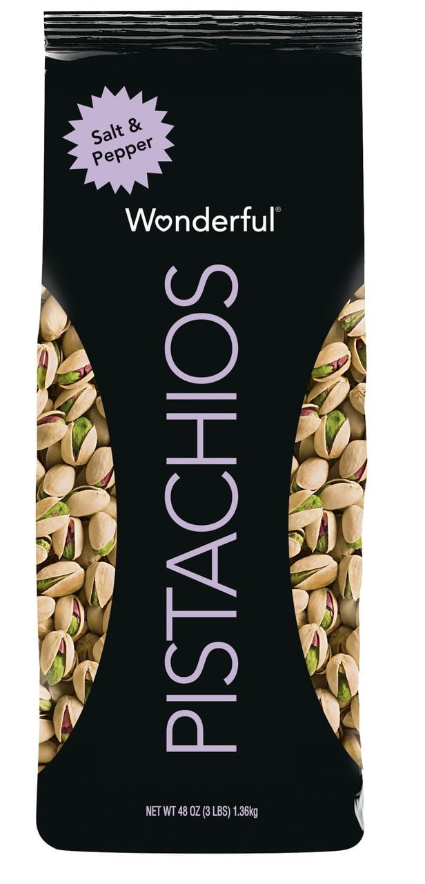 Product of Wonderful Salt & Pepper Pistachios 48 oz.