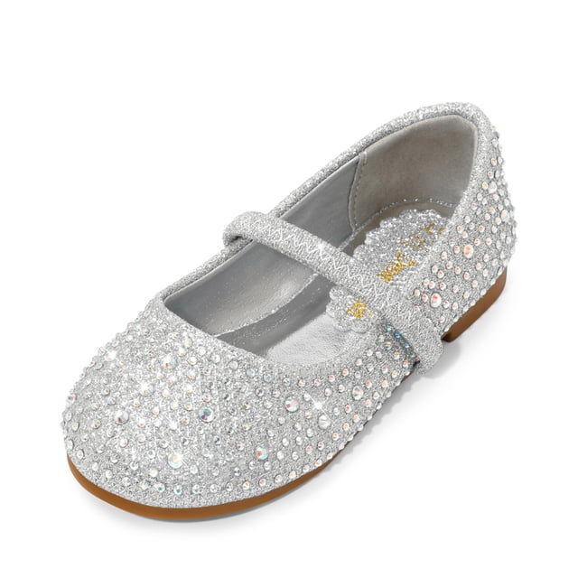 Zapatos de Vestir para Niñas Pequeñas DREAM PAIRS Mary Jane Plateados