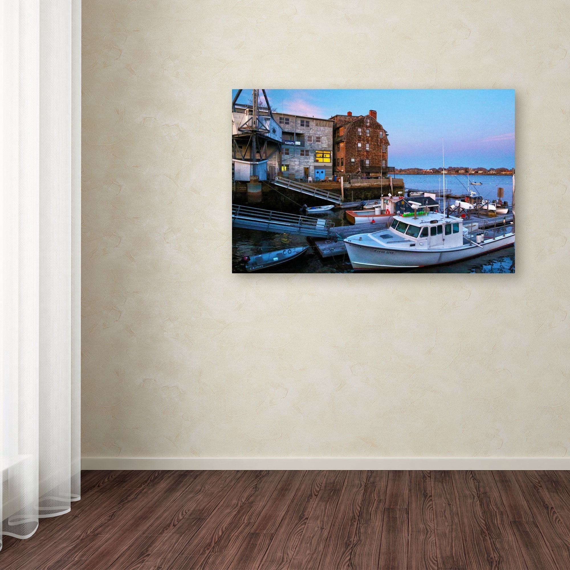 Trademark Fine Art "Marblehead" Canvas Art by CATeyes