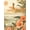 Coral Tan, Pattern 4, variant on ODIKA 5'x7' Tropical Hibiscus Surfboard Artwork Area Blue Washable Rug Non-Slip, Low Pile, Stain Resistant for Guest Room, Lounge, Apartment