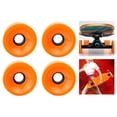 thumbnail image 4 of Paquete de 4 Ruedas de skate Sunnimix 78A 70x51cm para estándar cruiser longboards y eléctrico naranja, 4 of 8