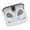White, variant on Long Stable Wireless Headphones IPX5 Defense Sheer Calls Sound Voice Comfort Fit for Workouts Commute