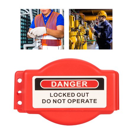 Gate Valve Lock, Impact Proof Lockout Tagout Valve Lock For Equipment ...