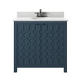 thumbnail image 6 of Twin Star Home 36” Single Bathroom Vanity with Top, Franklin Blue, 6 of 8