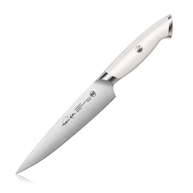Cangshan Thomas Keller Signature Collection Swedish Powder Steel Forged, 7-Inch Utility Knife, White