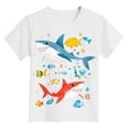 thumbnail image 4 of Hessimy Boys Athletic Shirt Quick Dry Short Sleeve Performance Moisture Wicking T Shirt for Youth,Moisture Wicking(White,7-8 Years), 4 of 4