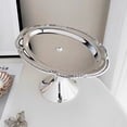 thumbnail image 2 of Vjnyvs Single Tier Metal Fruit Cake Stand, Pedestal Dessert Display Tray for Wedding Birthday Party, 2 of 7