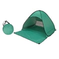 thumbnail image 1 of Tente de Plage, Tente Portable, UPF 50, Protection Solaire de Plage Vert Foncé, 1 of 8