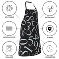 thumbnail image 5 of Kdxio Numbers Apron with Pockets Adjustable Kitchen Aprons for Men Women Waterproof Aprons for Cooking,Drawing,Crafting, Baking Household Cleaning, 5 of 8
