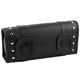 thumbnail image 4 of Bolsas para manillar de motocicleta, cuero PU negro, bolsa para motocicleta, bolsa para herramientas de motocicleta, bolsa para horquilla, claridad notable, 4 of 9