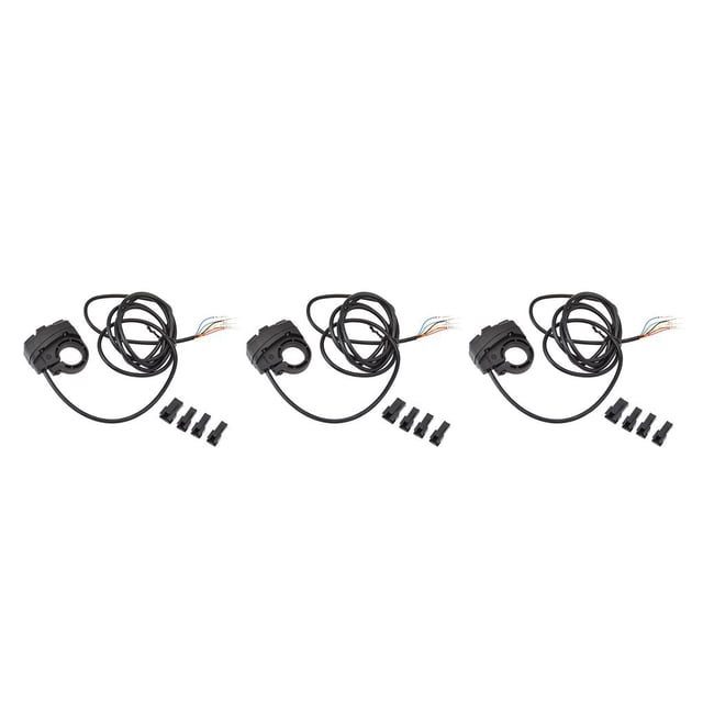 Advancent Interruptor de manillar, accesorio de bicicleta eléctrica, piezas de repuesto, controlador de botón de bocina duradero Simple, pieza Type3 NO3