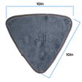 thumbnail image 2 of 4 Reusable Microfiber Mop Pads Compatible with 360 Self Wringing Floor Cleaning Mop - Washable Micorfiber Cloth Pads for Wet or Dry Cleaning on Hardwood, Tile, Laminate, and More, 2 of 7