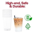 thumbnail image 2 of Smarty 12 oz. Crystal Clear Round Disposable Plastic Party Cups 500ct, 2 of 6