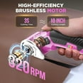 thumbnail image 4 of Wireless Electric Scissors - 4V Rechargeable Rotating Cardboard Cutter With 3000Mah Battery, Led Light, Gray For Cutting Cardboard, Fabric, Leather, Diy Projects, Home Improvement, 4 of 6