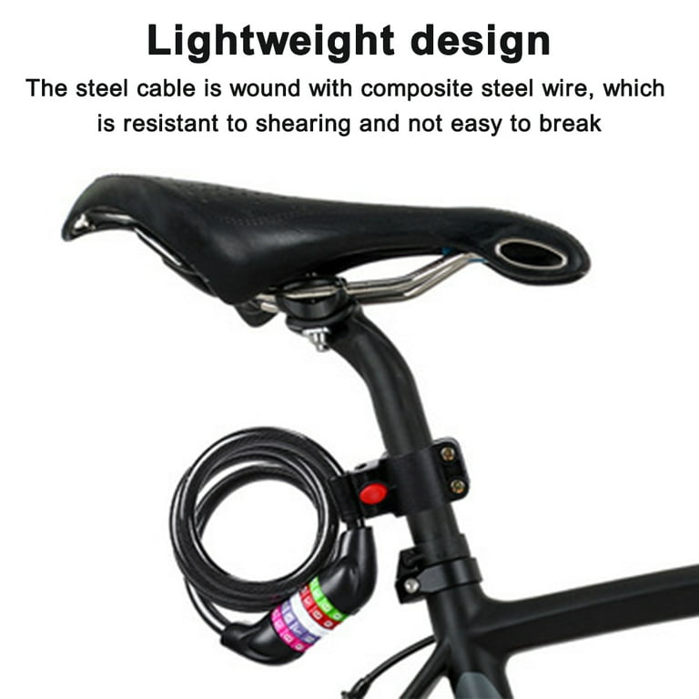 Lightweight secure online bike lock