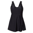 thumbnail image 1 of Naiovety de traje de baño negra Amplia aplicación Elegante y versátil Opciones de tallas grandes disponibles Talla grande Traje de baño negro 3XL, 1 of 5