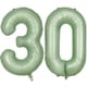 thumbnail image 1 of Globo LVMOQIQIU, 40 cm, verde, número 30, decoración de cumpleaños, 1 of 6