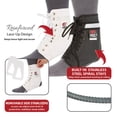 thumbnail image 3 of Swede-O Ankle Lok Reinforced Laced Ankle Brace with Stays, High Support for Sports, Black, XSmall, 3 of 7
