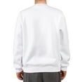 thumbnail image 2 of Men's Heavyweight Fleece Cotton Crewneck Long Sleeve Sweatshirt, White XS, 1 Pack, 2 of 4