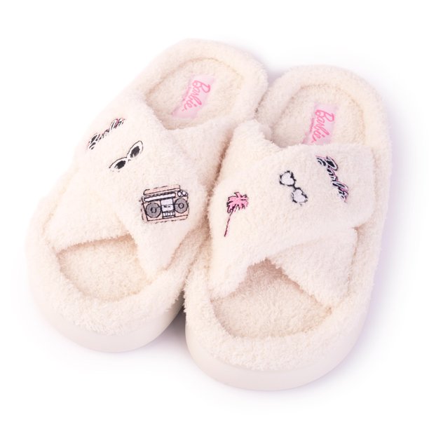 Zapatillas Barbie Cozy X-Band con punta abierta de espuma viscoelástica para mujer