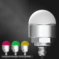 thumbnail image 2 of BTOER Versatile Tri-Color Alarm Light 70MM Semicircular LED Indicator with Buzzer 85dB, 2 of 9