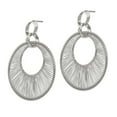 thumbnail image 3 of White Stainless Steel Earring Drop & Dangle Women'S, 3 of 4
