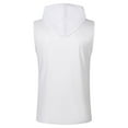 thumbnail image 5 of Men's Casual Hooded Tank Top Breathable Sleeveless Shirt For Daily Wear Home Outdoor Hiking Spring Summer Comfortable Loose Fit Mens Muscle Gym Tank Top Breathable Sleeveless Shirts for Active Men, 5 of 5