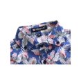thumbnail image 4 of Lars Amadeus Men's Shirts Short Sleeve Floral Print Point Collar Hawaiian Shirt, 4 of 6