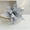 Silver, variant on Christmas Glitter Flowers, 10'' Christmas Glitter Magnolia Flower for Tree Christmas, Poinsettia Magnolia Flower Easy to Hang Christmas Artificial Flowers for Christmas Picks