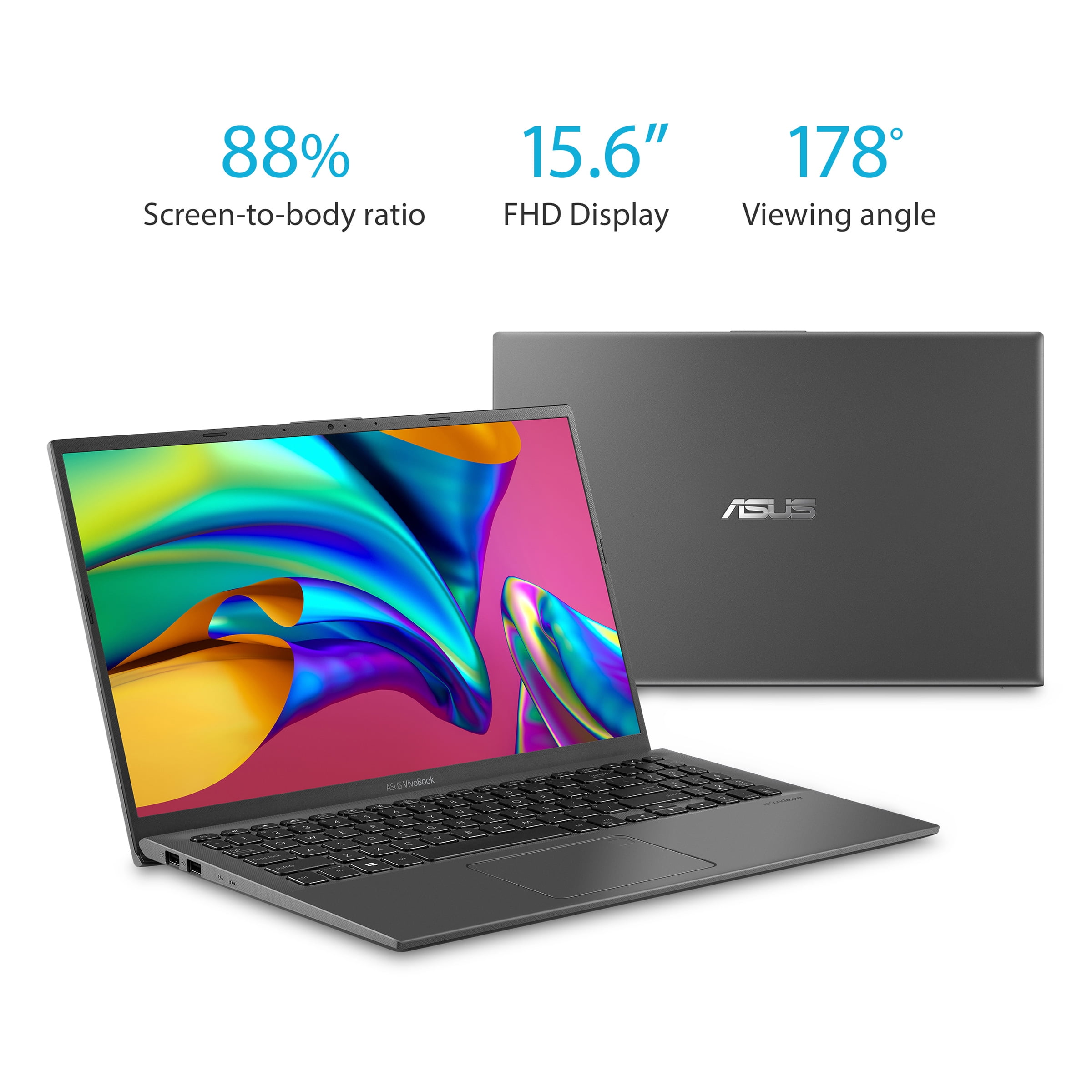ASUS Asus 15.6" Laptop 8 GB RAM 256 Intel® Core™ i5 Windows 11 Home in S mode Grey 