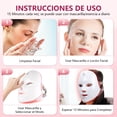 thumbnail image 4 of Mascara LED Facial, Luz Roja Facial,M&aacute;scara facial para el cuidado de la piel con LED de 7+1colores,Inal&aacute;mbrico. M&aacute;scara Facial Luz Terapia de Luz,port&aacute;til., 4 of 9