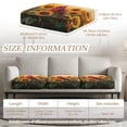thumbnail image 4 of Xoenoiee Cardinal Sunflower Pattern Outdoor Couch Cushion Covers, Couch Sofa Covers Washable for Patio Outdoor Furniture, Replacement Sofa Seat Slipcover, Non Slip Sofa Slipcovers, 4 of 7
