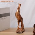 thumbnail image 4 of Estatuilla De Caballo De Bronce Decoración De Caballo Estatua De Resina Caballo Estatua De Caballo Moderno Estilo Europeo Y Mano De Obra Exquisita Para Regalos Para El Hogar Sala De Estar Oficina Methold HA014172-00, 4 of 7