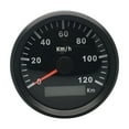 thumbnail image 5 of 85mm 120KMH Motorcycle Waterproof IP67 GPS Speedometer Odometer Gauge Meter For Car Truck Boat 12V 24V With Red Backlight ,Wide Application, 5 of 7