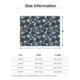 thumbnail image 5 of Rateoe Sea Shells 1 Pattern Flannel Throw Blanket, Ultra-soft Blanket for Bed, Couch, Car, Hypoallergenic Anti-pilling blanket-80"x60"(Horizontal), 5 of 6