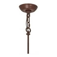 thumbnail image 6 of Meyda Tiffany 50109 Teepee W/ Buffalo 4 Light 24" Wide Pendant - Rust, 6 of 6