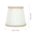 thumbnail image 4 of SHISUYAN European Style Lamp Shade Desktop Light 1 Set for Bedroom Living Room, 4 of 8