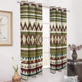 thumbnail image 3 of Bohemia Blackout Curtains Window Drapes Room Darkening Thermal Insulated Grommets Blackout Curtains, for Living, Dining, Bedroom,2 Panels, 3 of 6