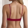 thumbnail image 5 of 2026 Bras for Women No Underwire JIANLAI Plunge Unlined Seamless Bra No Underwire Comfortable Everyday Brick Red, 5 of 5