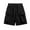 Black, variant on Diufon Mens Sports Shorts Plus Size Solid Color Shorts Elastic Waist Drawstring Cargo Shorts with Pockets