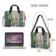 thumbnail image 3 of FORMRS 16" Laptop Bag Carrying Sleeve Case with Handle Travel Shoulder Briefcase, Window Scene, 3 of 8