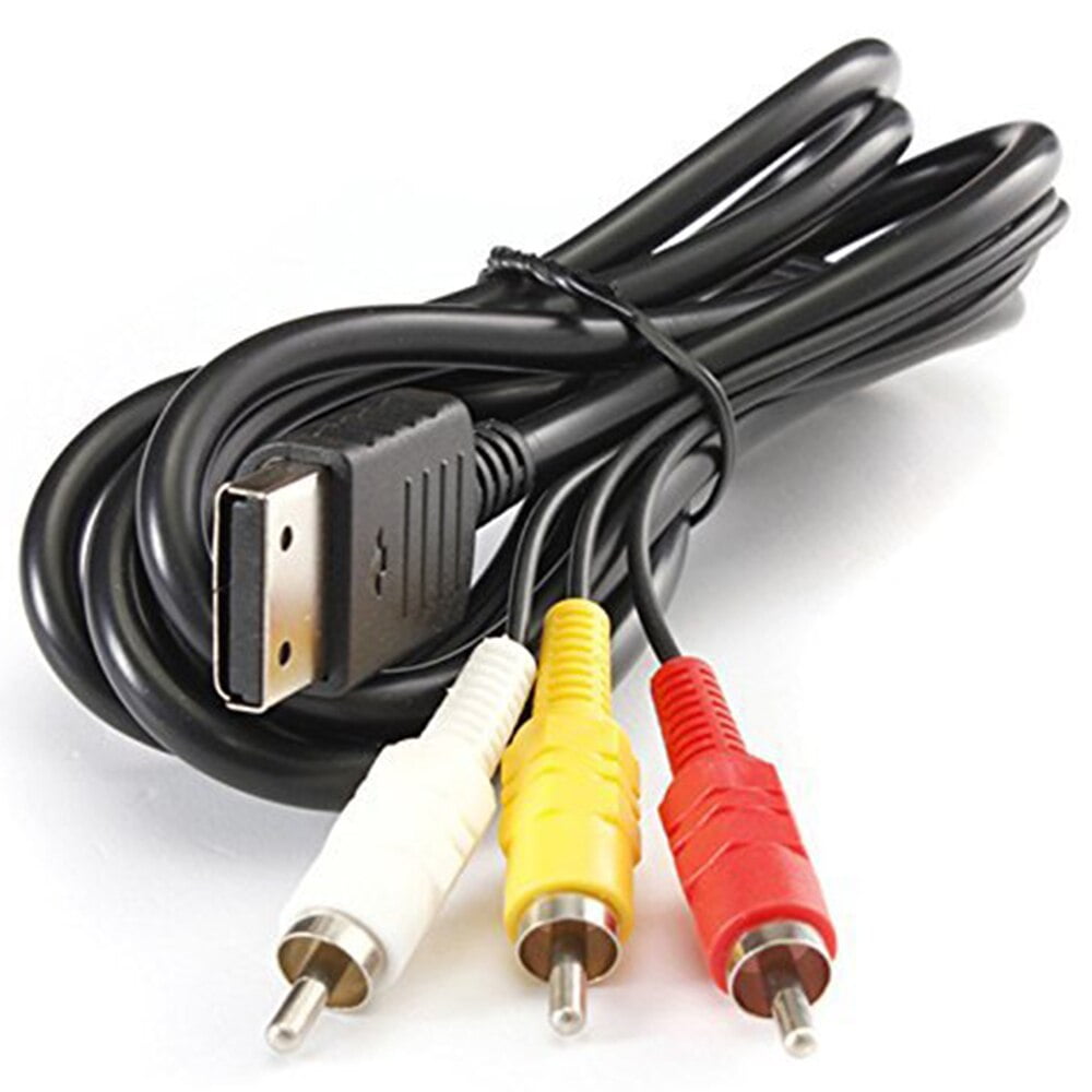 MeAddHome AV A/V Cable Cord for Sega Dreamcast Stereo 3 RCA Audio Video Composite TV Console